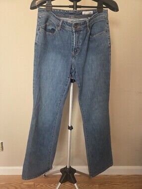 Chicos Platimun Line Womens Blue Denim Jeans Size 1 US Size 8
